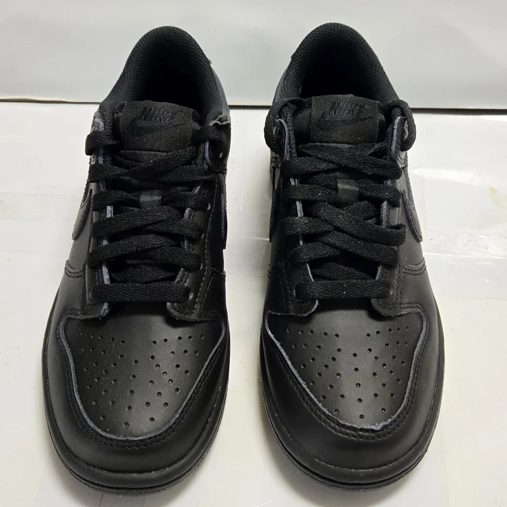 Nike‎ Dunk Low GS Triple Black Big Kids Shoes